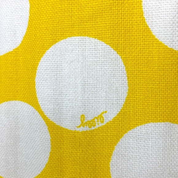 Lilly Pulitzer Yellow and White Polka Dot Sheath Dress size 8 - Picture 14 of 14